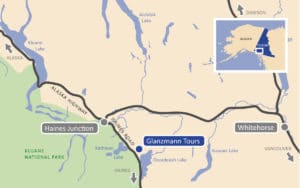 Map Yukon Glanzmann Tours